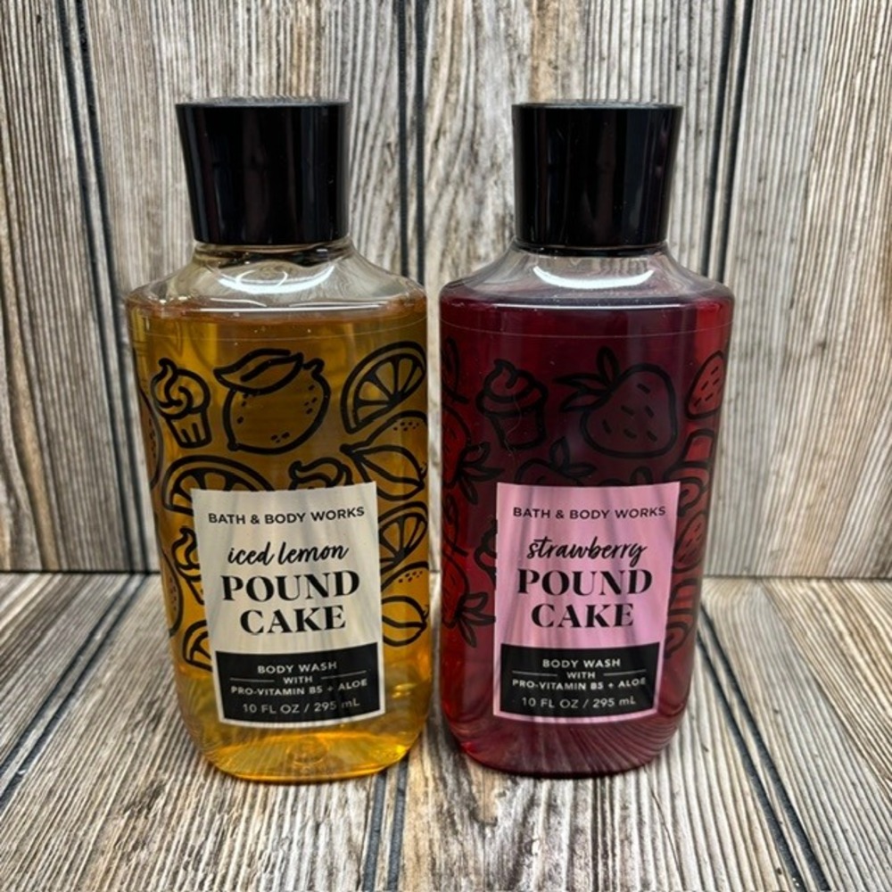 Bath & Body Works Body Wash Iced Lemon and Strawberry Pound Cake